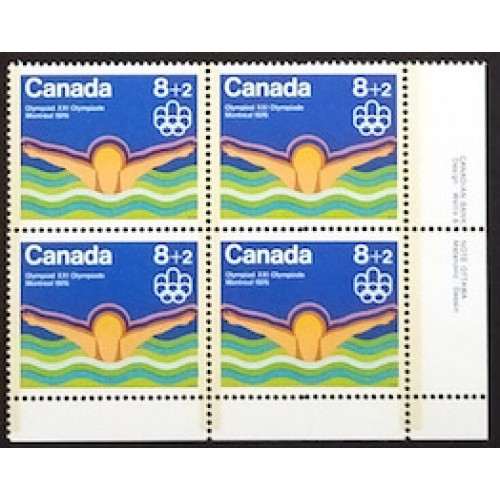 Canada B4i Plate Block LR VF MNH
