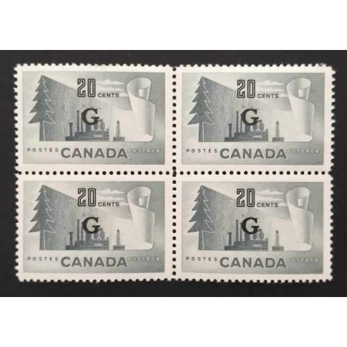 Canada O30 Block VF MNH