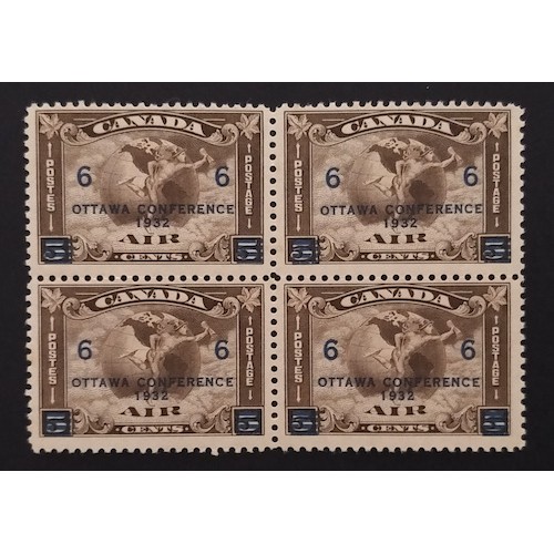Canada C4 Block F-VF MNH