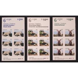 Canada BK575-7 Booklets Set (3)