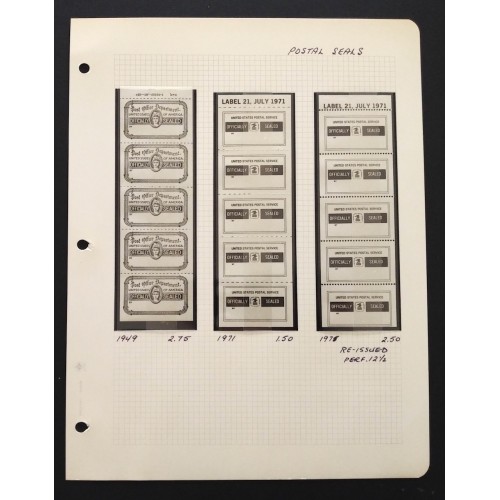 United States L26653 Booklets