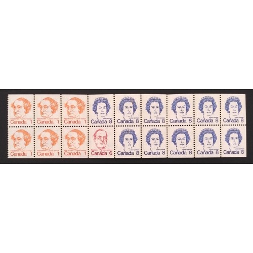 Canada 586b Booklet Pane VF MNH