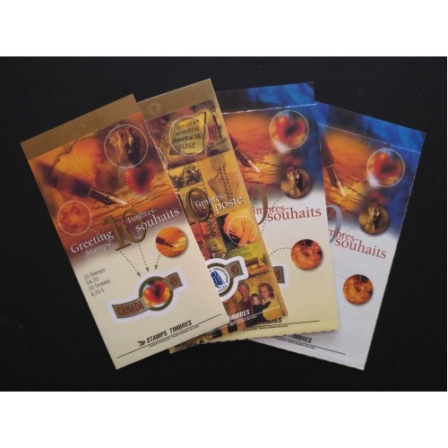 Canada BK166b|BK200b Booklets Set (4)