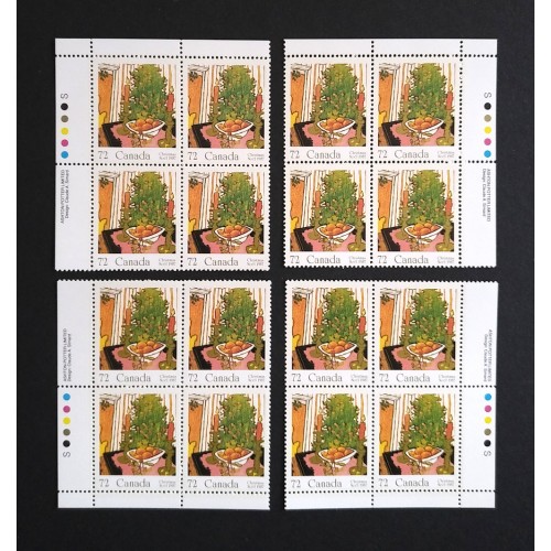 Canada 1150 Plate Blocks Matched Set VF MNH