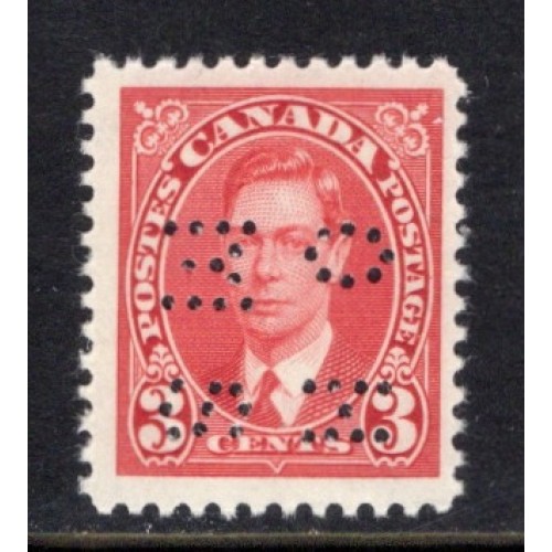 Canada O9-233 Perfin VF MNH