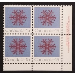 Canada 557 Plate Block LR No. 1 VF MNH