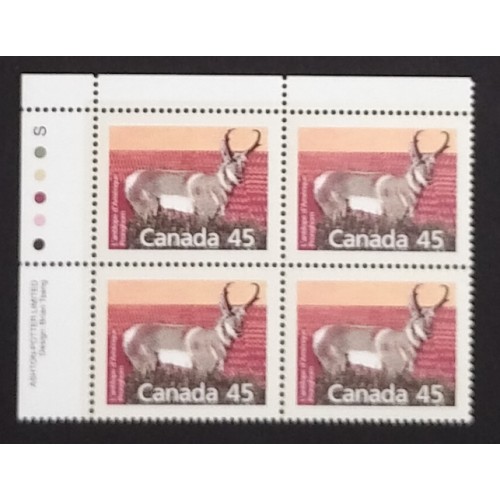 Canada 1172 Plate Block UL VF MNH