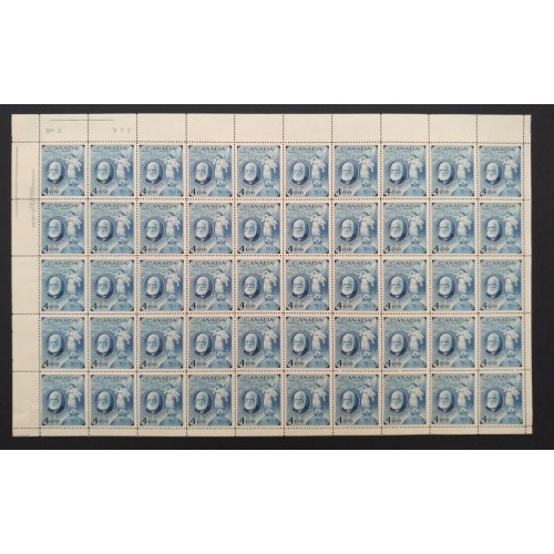 Canada 274 Sheet Plate No. 2