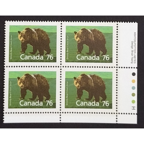 Canada 1178 Plate Block LR VF MNH