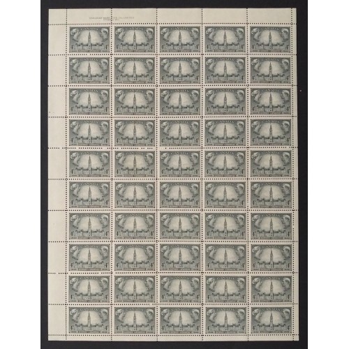 Canada 277 Sheet Plate No. 2