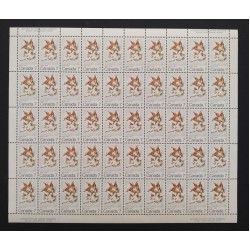 Canada 538 Sheet with Varieties