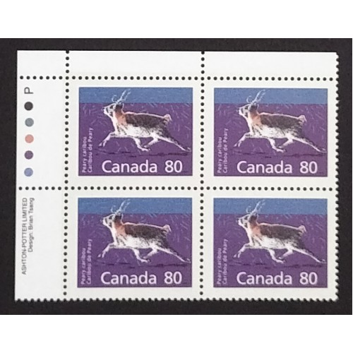 Canada 1180 Plate Block UL VF MNH