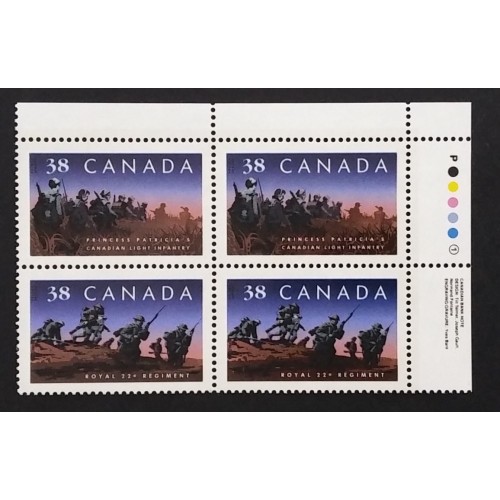 Canada 1250ii Plate Block UR VF MNH
