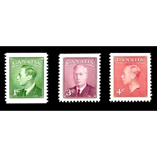 Canada 284as|286as|287bs Set VF MNH