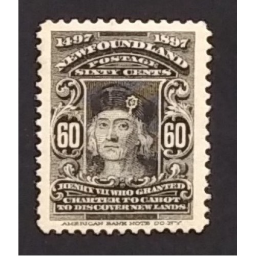 Newfoundland 74 VF Unused (No Gum)