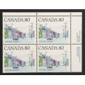 Canada 725 Plate Block UR No. 1 VF MNH