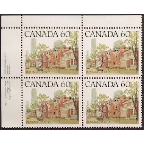 Canada 723C Plate Block UL No. 1 VF MNH