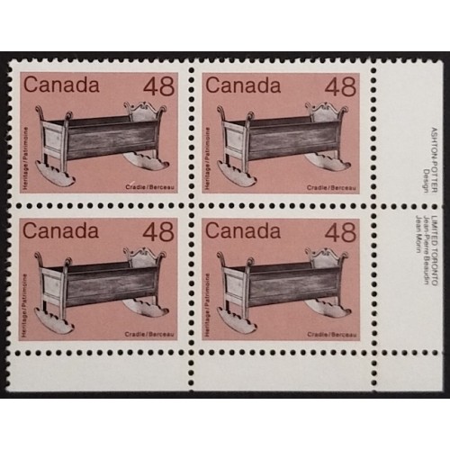 Canada 929 Plate Block LR VF MNH