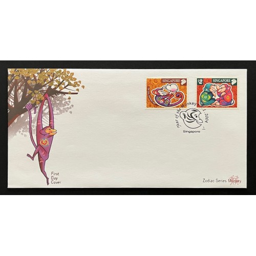 Singapore L28076 1996-2007 Lunar New Year Covers (12)