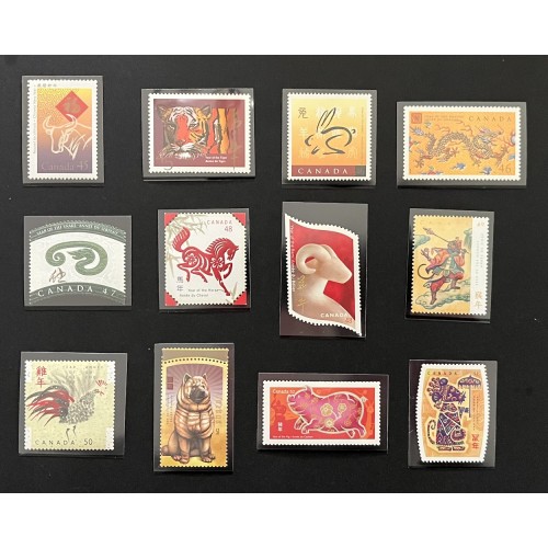 Canada L28174 1997-2008 Complete Lunar New Year Collection