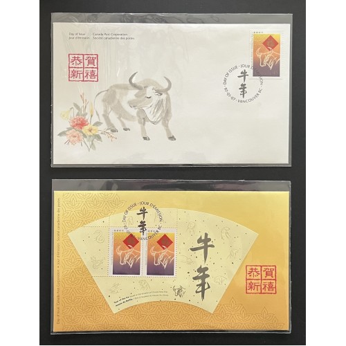 Canada L28174 1997-2008 Complete Lunar New Year Collection