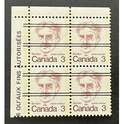 Canada 588xx Corner Block UL VF MNH