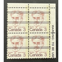 Canada 588xx Corner Block UR VF MNH