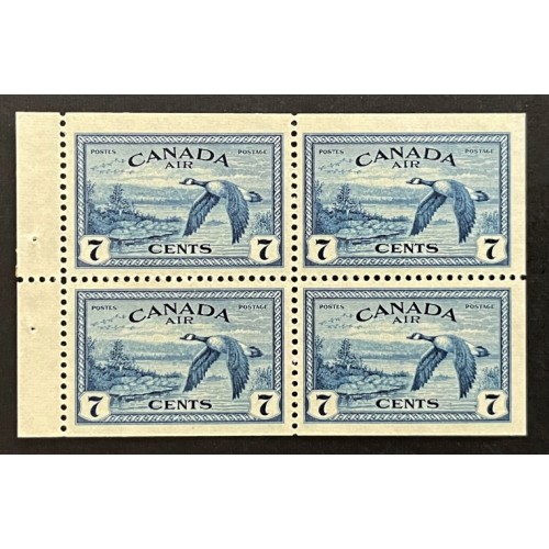 Canada C9a Booklet Pane VF MNH