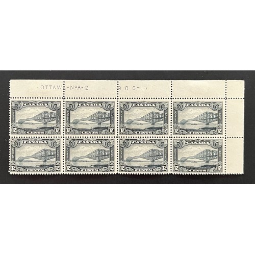 Canada 156 Plate Block UR No. A2 F-VF Mint*