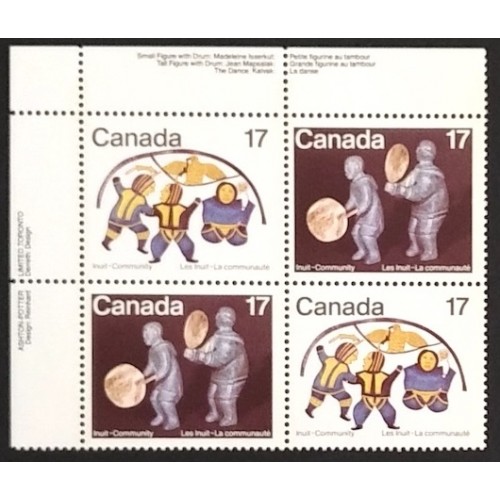 Canada 838a Plate Block UL VF MNH
