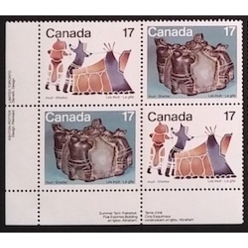 Canada 836a Plate Block LL VF MNH