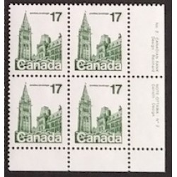 Canada 790 Plate Block LR No. 2 VF MNH