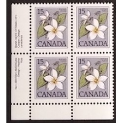 Canada 787 Plate Block LL No. 1 VF MNH