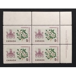 Canada 423 Plate Block UR No. 1 VF MNH