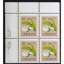 Canada 711 Plate Block UL No. 1 VF MNH