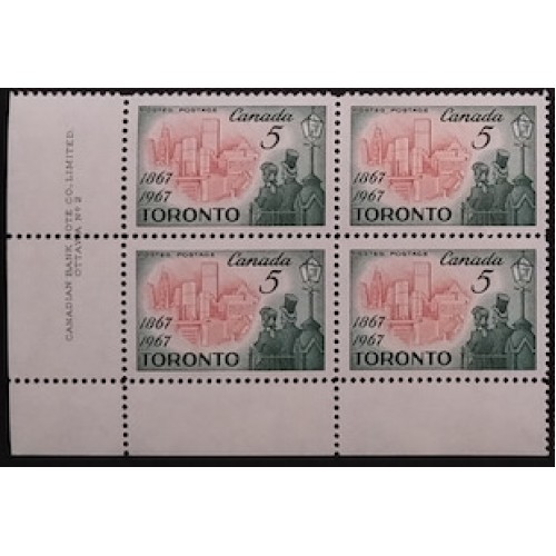 Canada 475 Plate Block LL No. 2 VF MNH