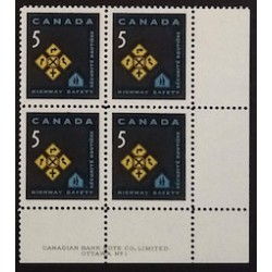 Canada 447 Plate Block LR No. 1 VF MNH