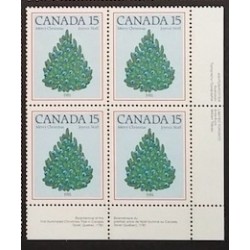 Canada 902 Plate Block LR VF MNH