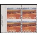 Canada 863 Plate Block UL VF MNH