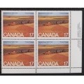 Canada 863 Plate Block LR VF MNH