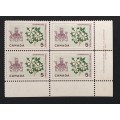 Canada 423 Plate Block LR No. 1 VF MNH
