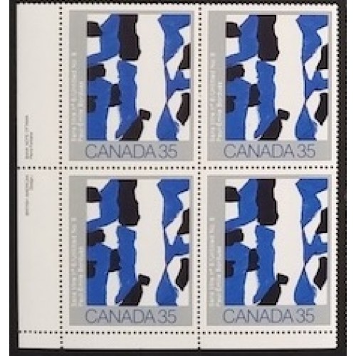 Canada 889 Plate Block LL VF MNH