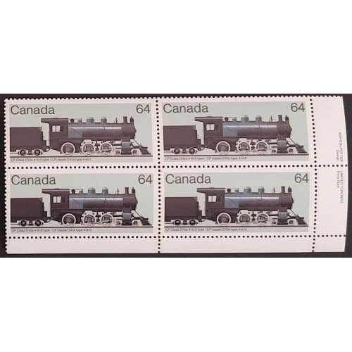 Canada 1039 Plate Block LR VF MNH