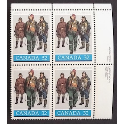 Canada 1043 Plate Block UR VF MNH