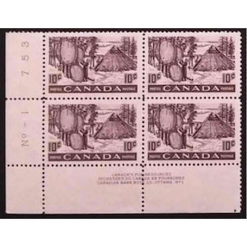 Canada 301 Plate Block LL No. 1 F-VF MNH