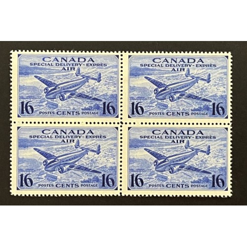 Canada CE1 Block F-VF MH