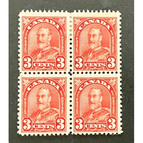 Canada 167 Block F-VF MH