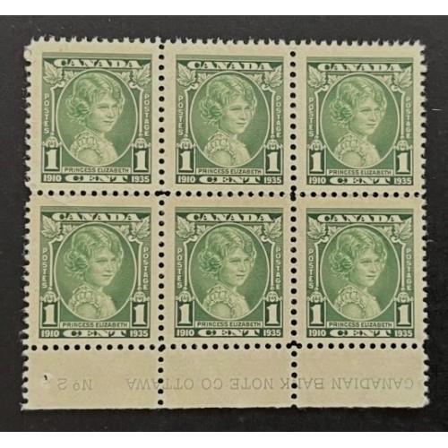 Canada 211 Plate Block LR No. 2 VF MNH