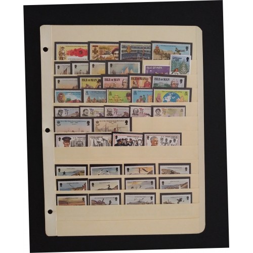 Isle of Man L29272 110 Different Mint Singles and Sets VF MNH