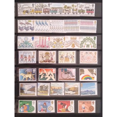 Great Britain L29274 151 Different Mint Singles and Sets VF MNH